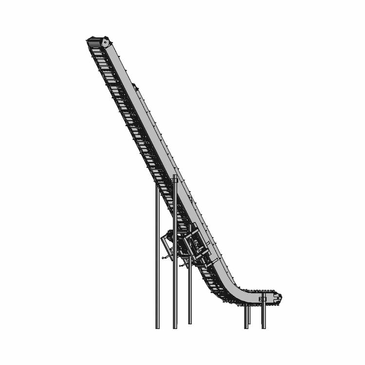 Raclette Type Conveyor Belt Brush Cleaning System - Standard Mechanical Component