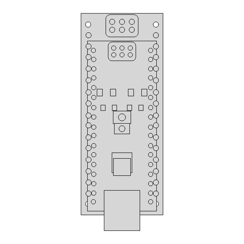 Arduino Nano | High-Quality CAD Model_0_0_degree_snapshot