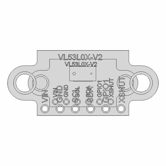 Module Vl53L0X Tof Distance Measurement | High-Quality CAD Model