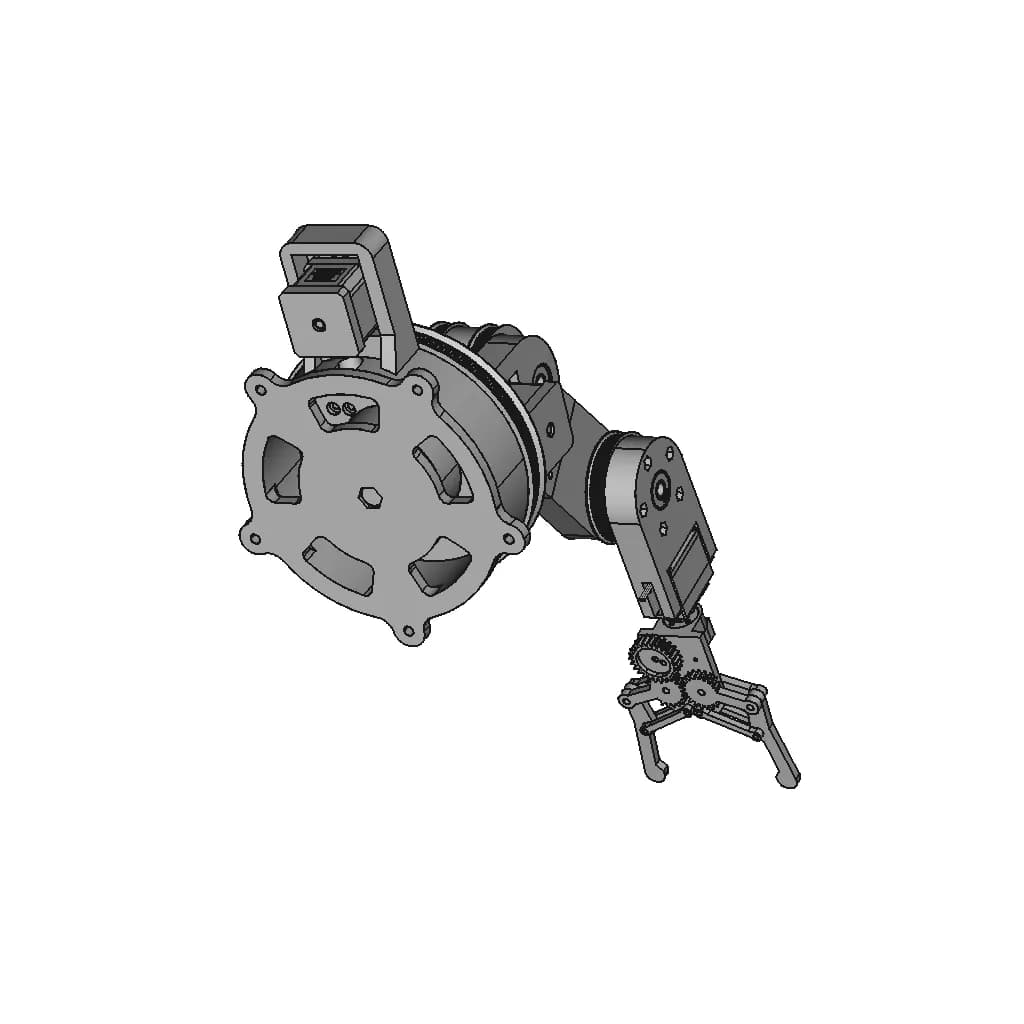 Robot Arm | 3D Engineering Design File_60_30_degree_snapshot