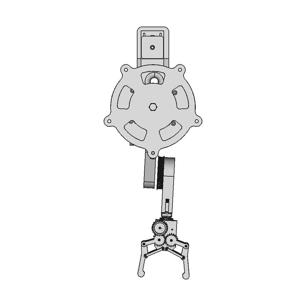 Robot Arm | 3D Engineering Design File_90_0_degree_snapshot