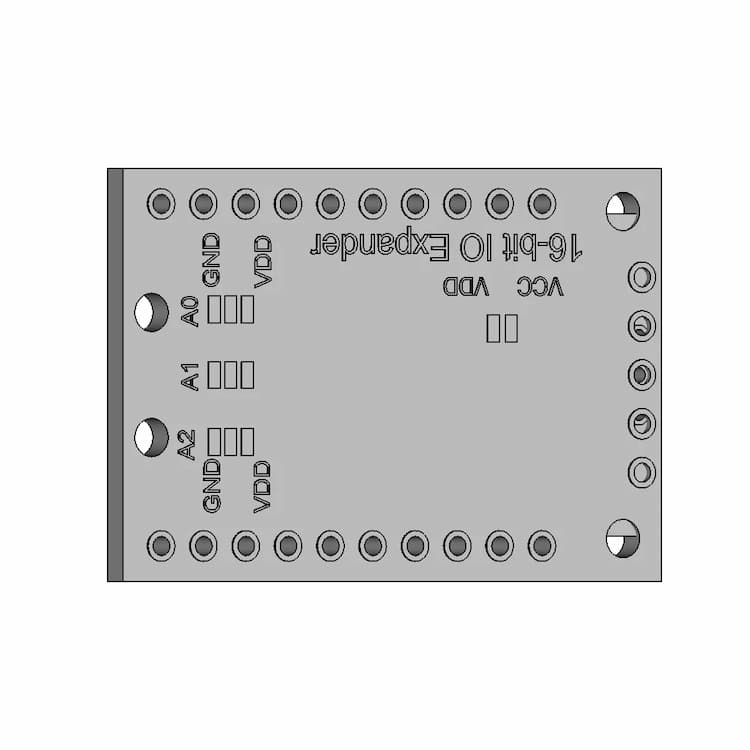 Module Pcf8575 16Bit Io Expander | 3D Engineering Design File