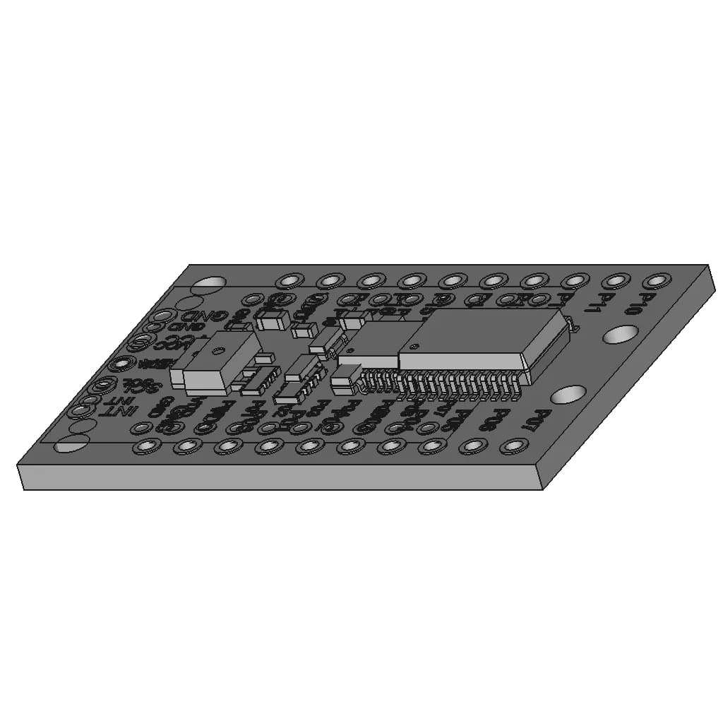 Module Pcf8575 16Bit Io Expander | 3D Engineering Design File_60_30_degree_snapshot