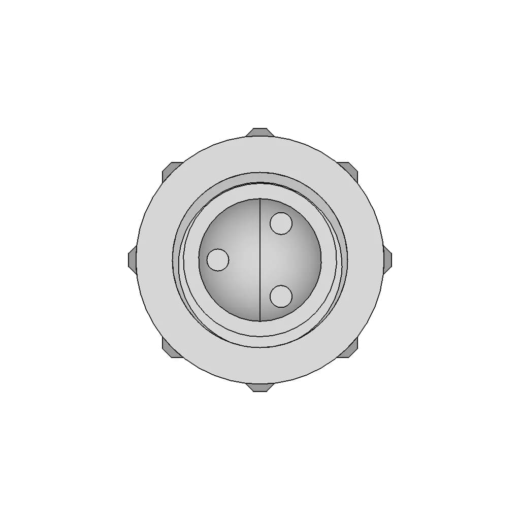 Szc-190 Connector (Hyf-190) - Standard Mechanical Component_270_0_degree_snapshot