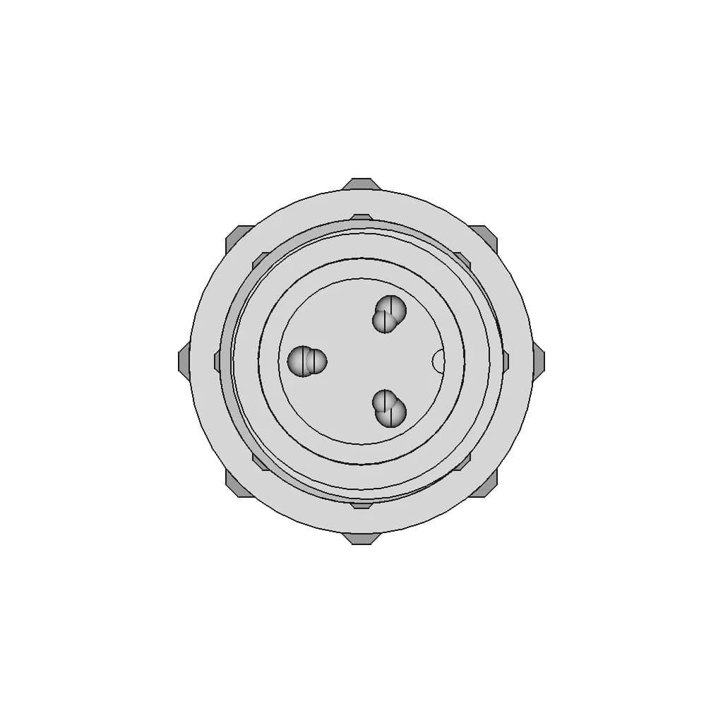 Szc-190 Connector (Hyf-190) - Standard Mechanical Component_90_0_degree_snapshot