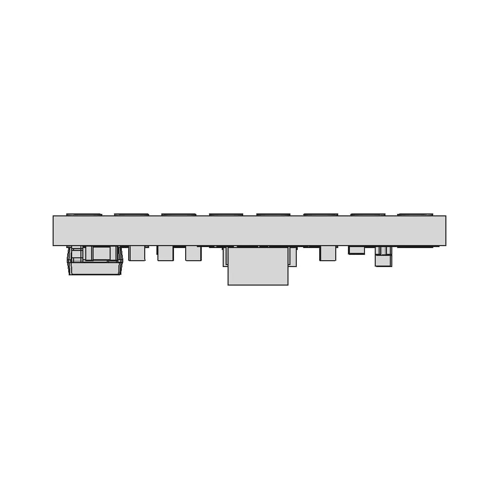 Gy-521 Mpu6050 Accelerometer And Gyroscope Module - Downloadable CAD Representation_270_0_degree_snapshot