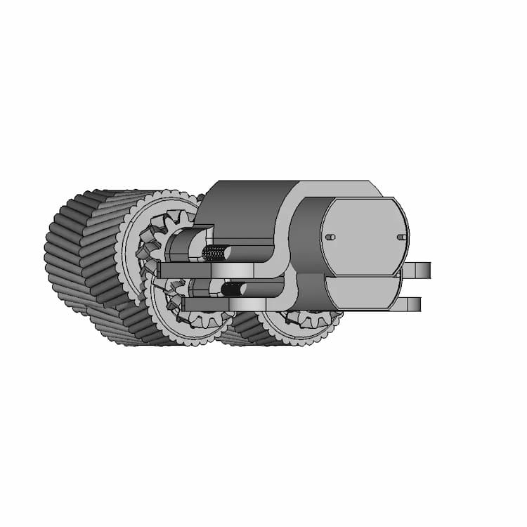 Herringbone Gear & Wheel Assembly - Standard Mechanical Component