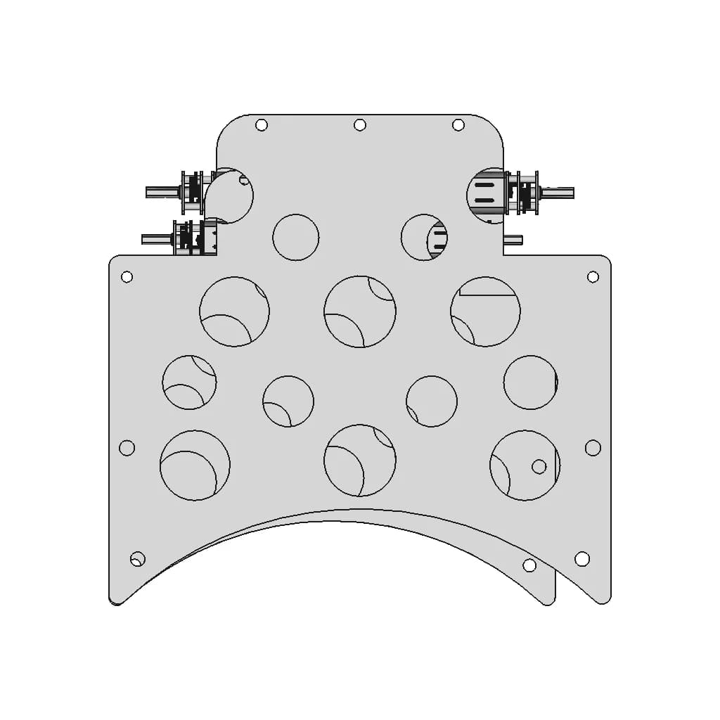 Robotfutbolpololu14X14 - Standard Mechanical Component_0_0_degree_snapshot