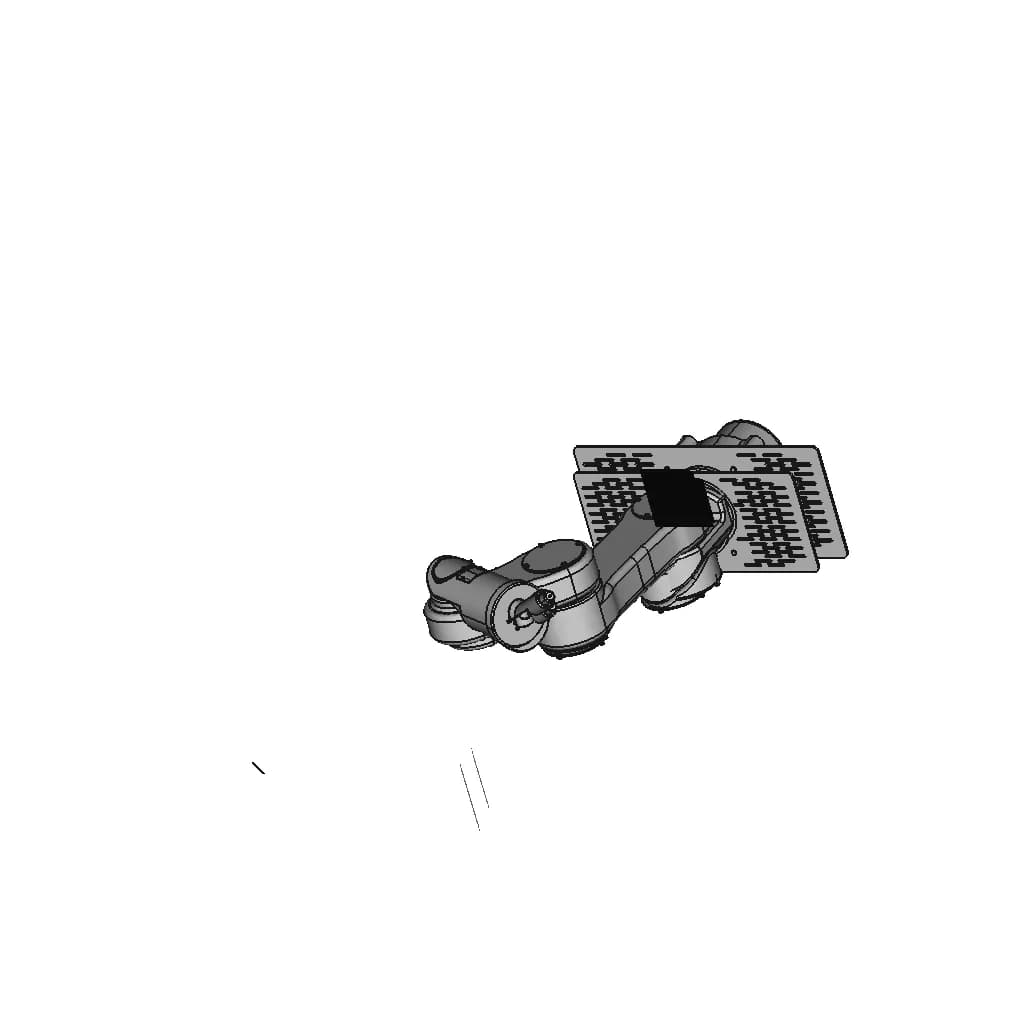 Drone Mounted Robotic Arm | 3D Engineering Design File_60_30_degree_snapshot