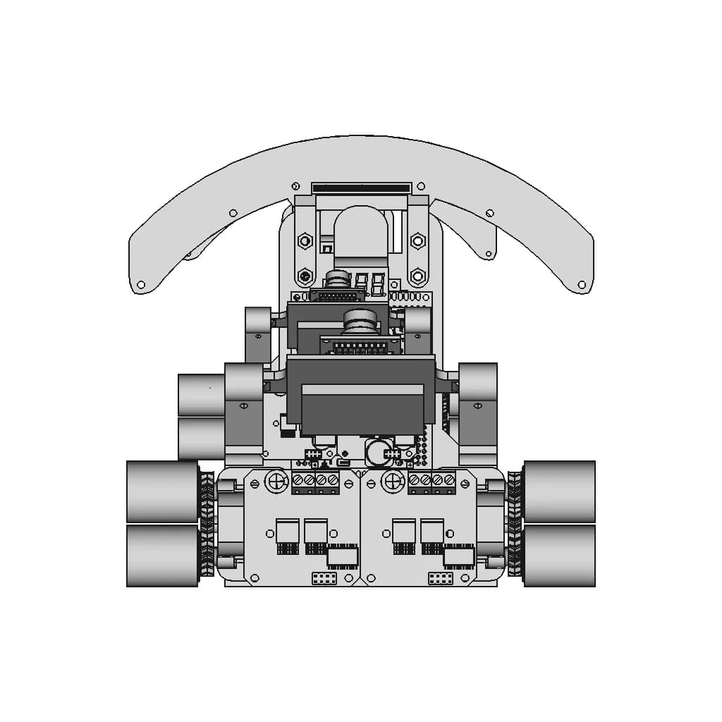 Fastest Line Follower V2 | 3D Engineering Design File_270_0_degree_snapshot