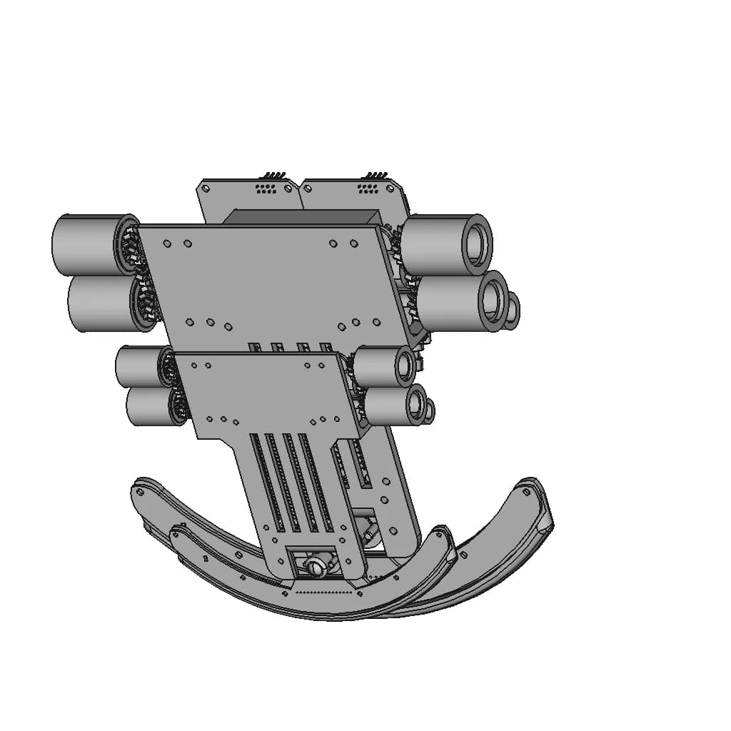 Fastest Line Follower V2 | 3D Engineering Design File_60_30_degree_snapshot