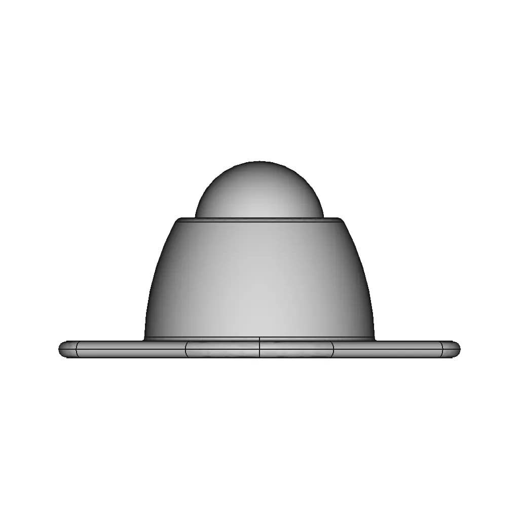 Eye Ball Roller Wheel | High-Quality CAD Model_0_0_degree_snapshot