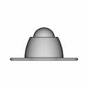 Eye Ball Roller Wheel | High-Quality CAD Model_0_0_degree_snapshot