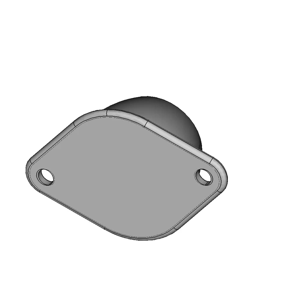 Eye Ball Roller Wheel | High-Quality CAD Model_60_30_degree_snapshot
