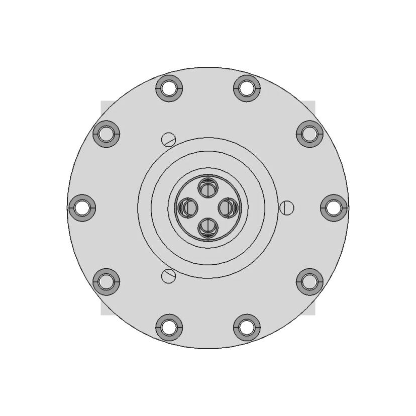 Harmonic-Cycloidal Combination Type Reducer - Downloadable CAD Representation