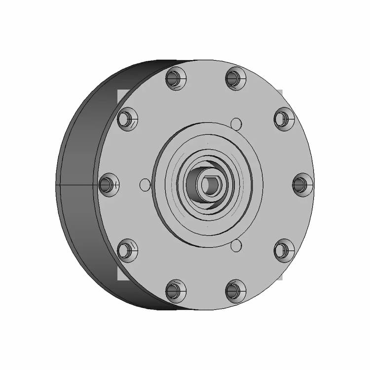 Harmonic-Cycloidal Combination Type Reducer - Downloadable CAD Representation