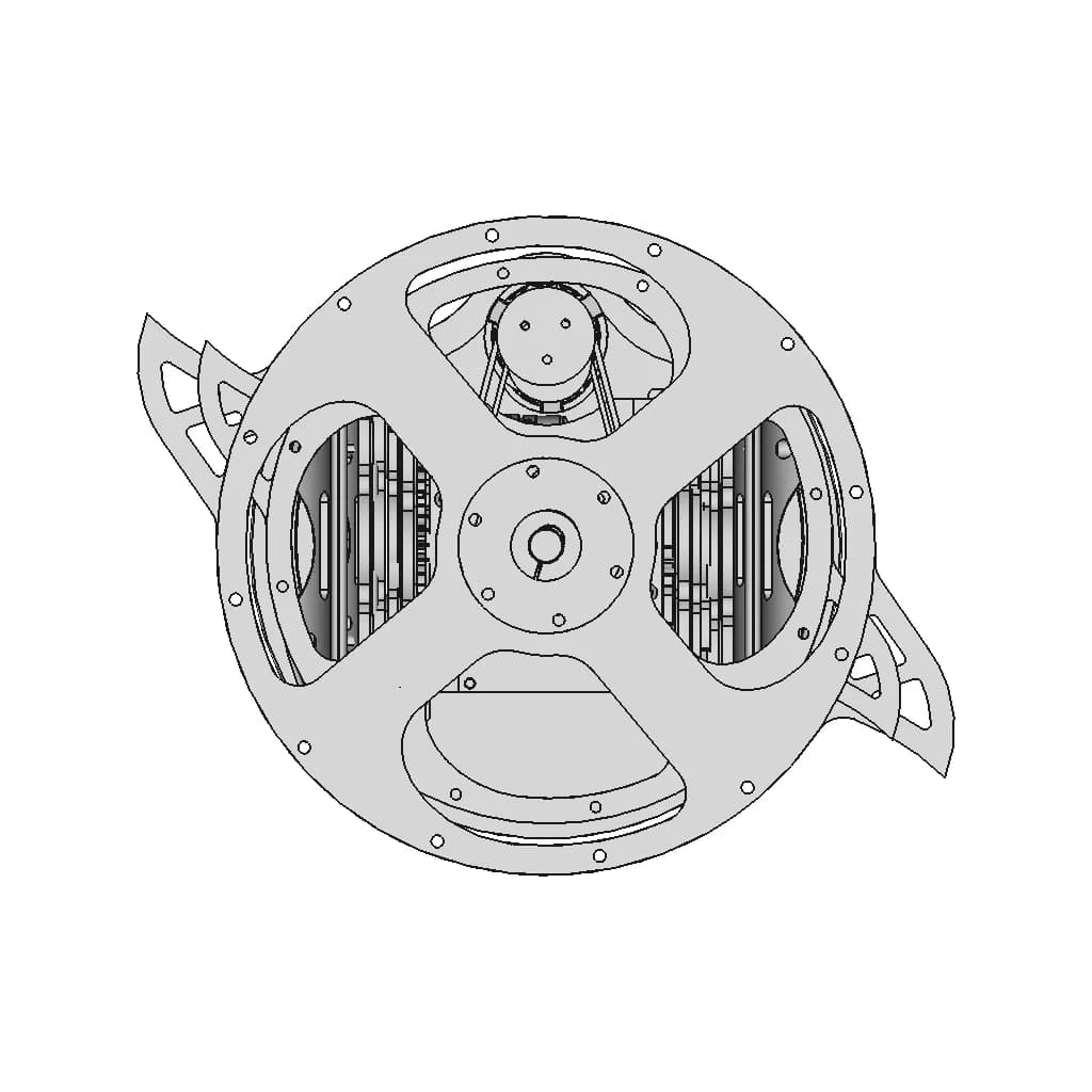 Atlas Beetleweight Shell Spinner (4.5Lbs) - Standard Mechanical Component_270_0_degree_snapshot