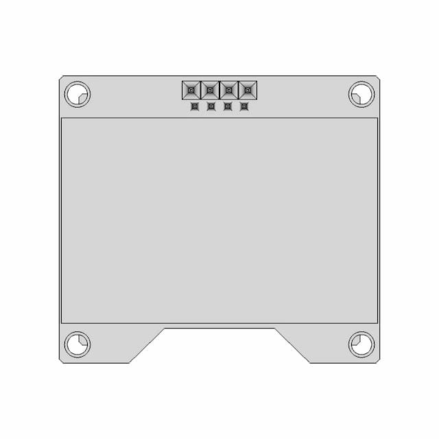 1.54” I2C Oled - Downloadable CAD Representation