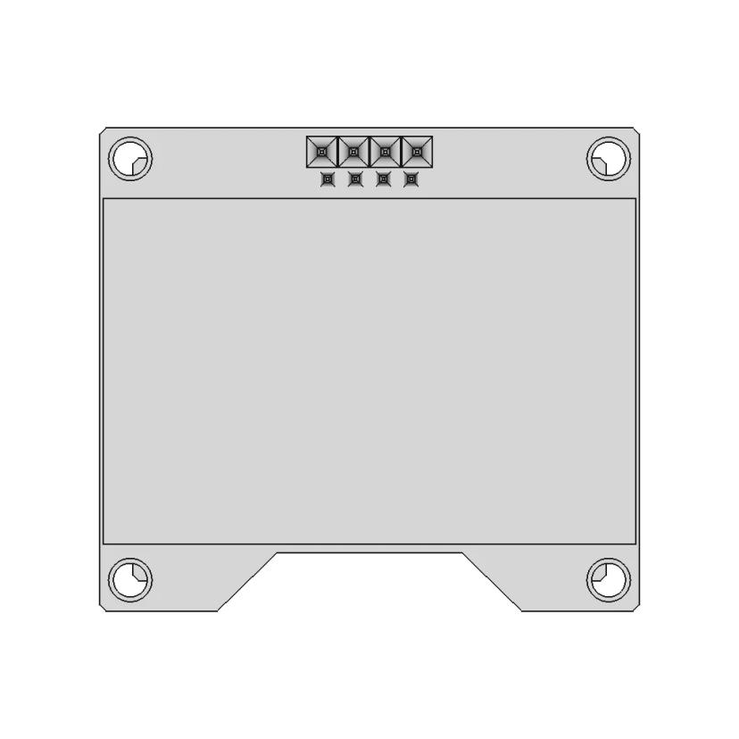 1.54” I2C Oled - Downloadable CAD Representation
