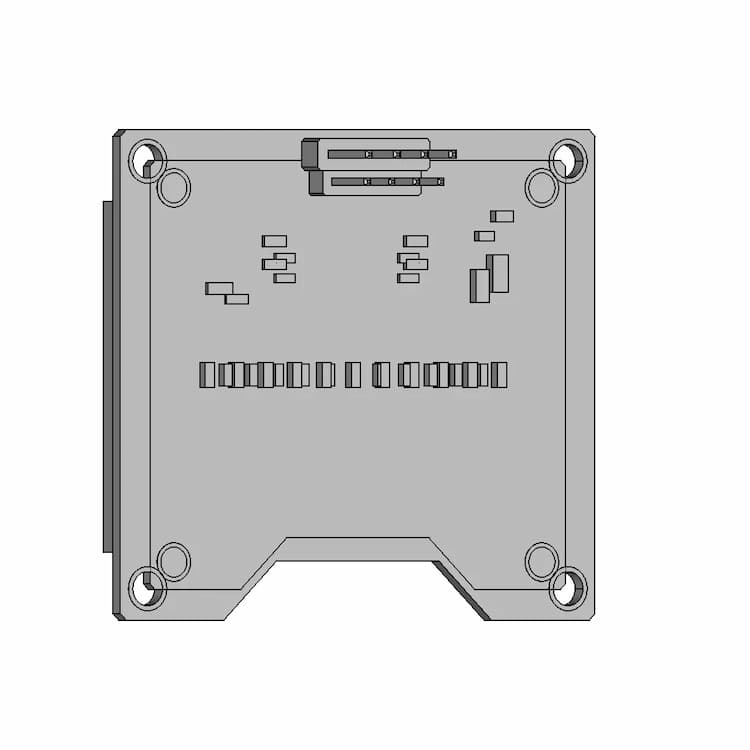 1.54” I2C Oled - Downloadable CAD Representation