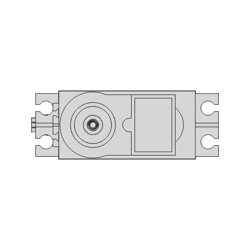 Servo, Standard Size | 3D Engineering Design File_0_0_degree_snapshot
