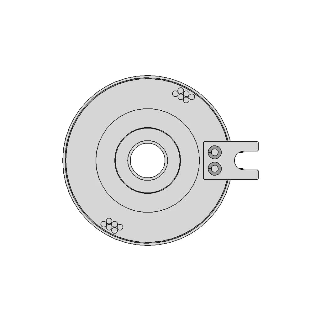 Taidacent 12 Wire 10A 54Mm Od Hollow Slip Ring | 3D Engineering Design File_0_0_degree_snapshot