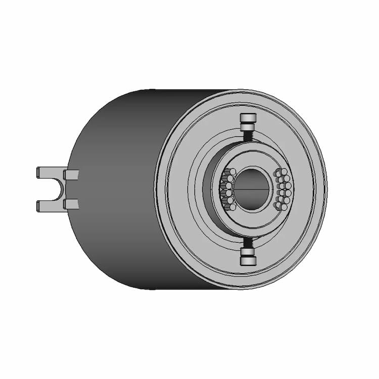 Taidacent 12 Wire 10A 54Mm Od Hollow Slip Ring | 3D Engineering Design File