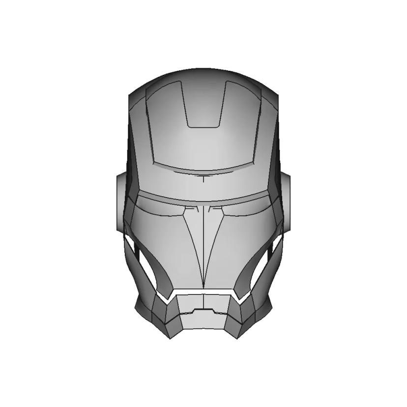 Iron Man Helmet | High-Quality CAD Model