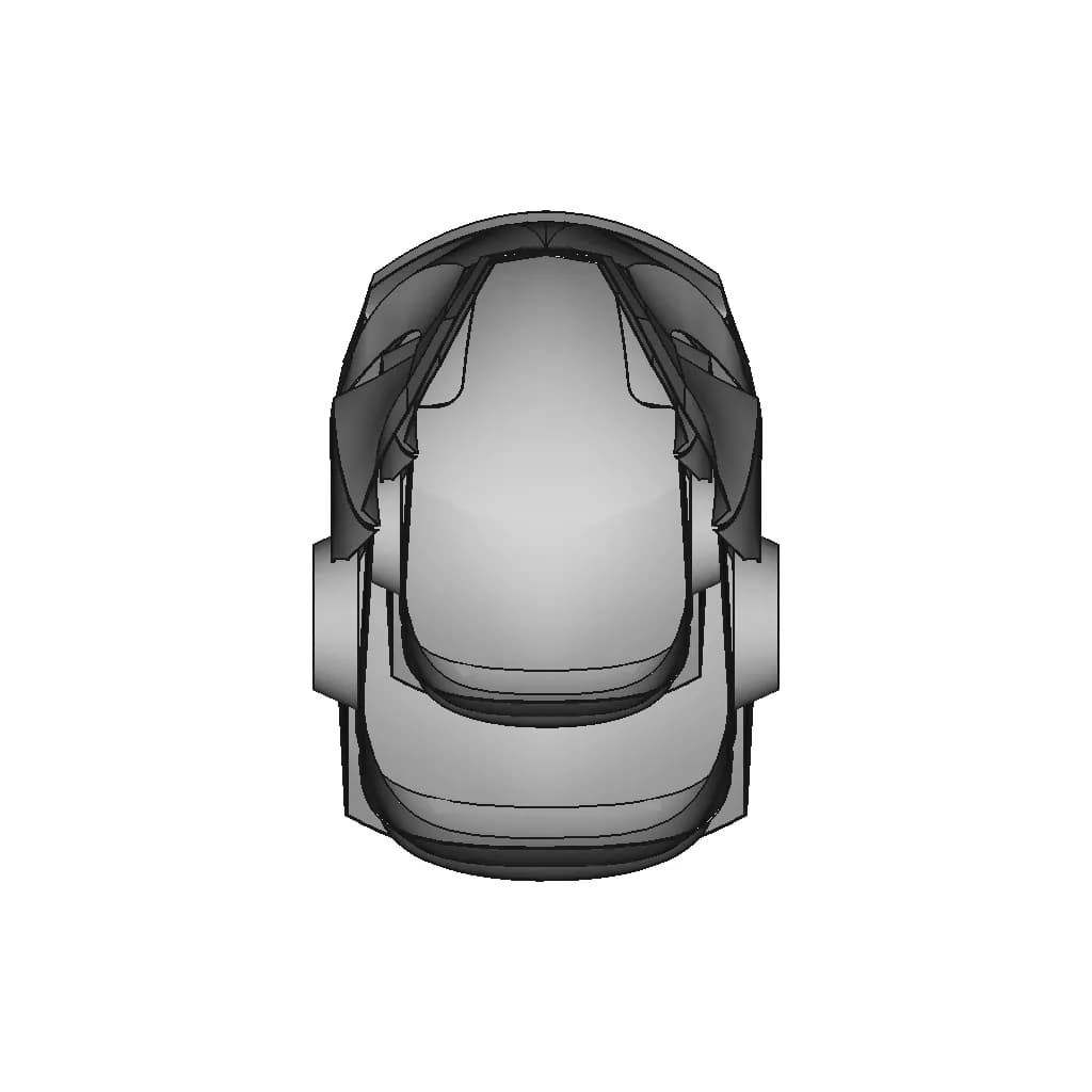 Iron Man Helmet | High-Quality CAD Model_90_0_degree_snapshot