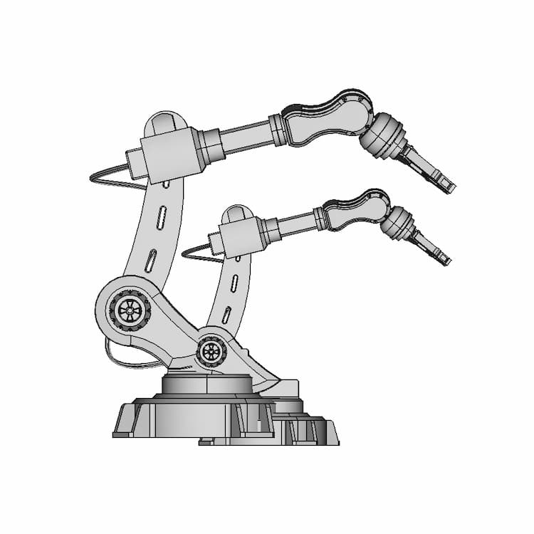 Industrial Robot Arm | High-Quality CAD Model