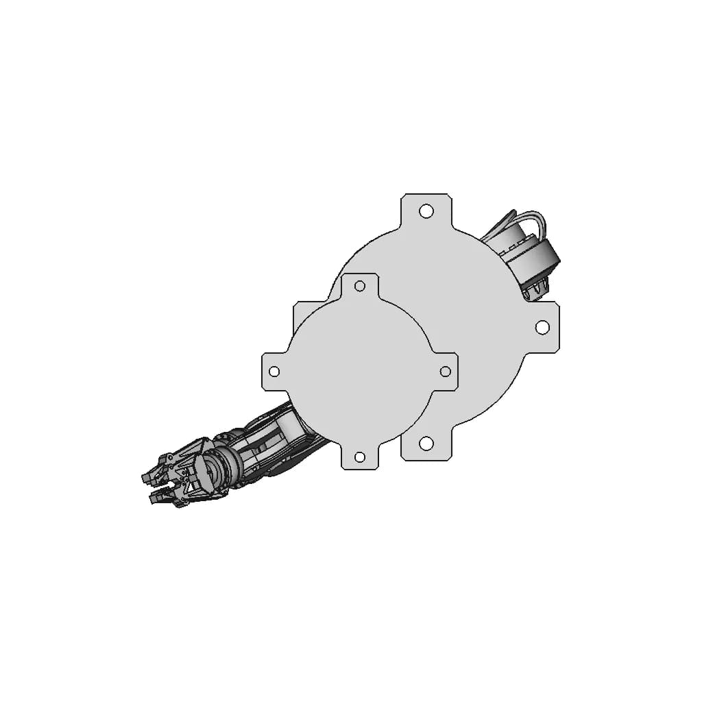 Industrial Robot Arm | High-Quality CAD Model_90_0_degree_snapshot