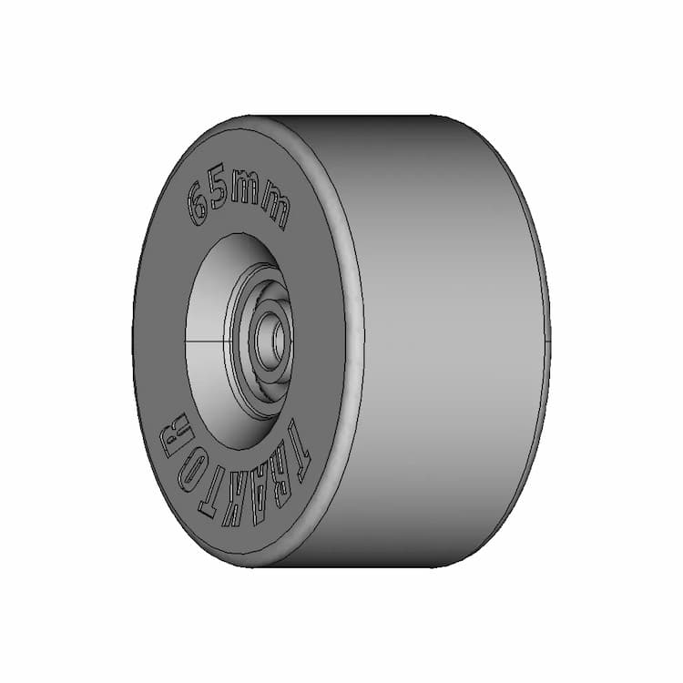 Traktor Light Load Wheel - 65Mm | 3D Engineering Design File