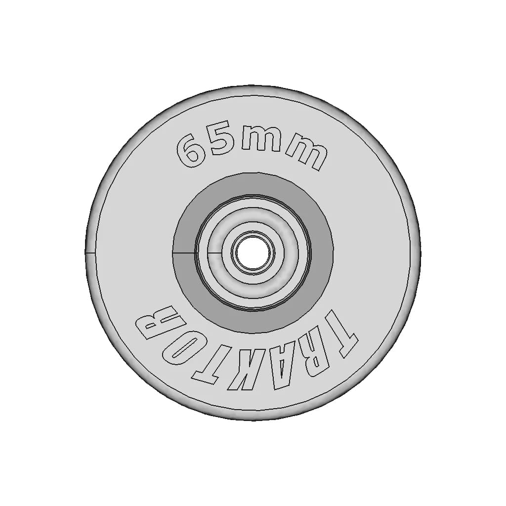 Traktor Light Load Wheel - 65Mm | 3D Engineering Design File_0_90_degree_snapshot