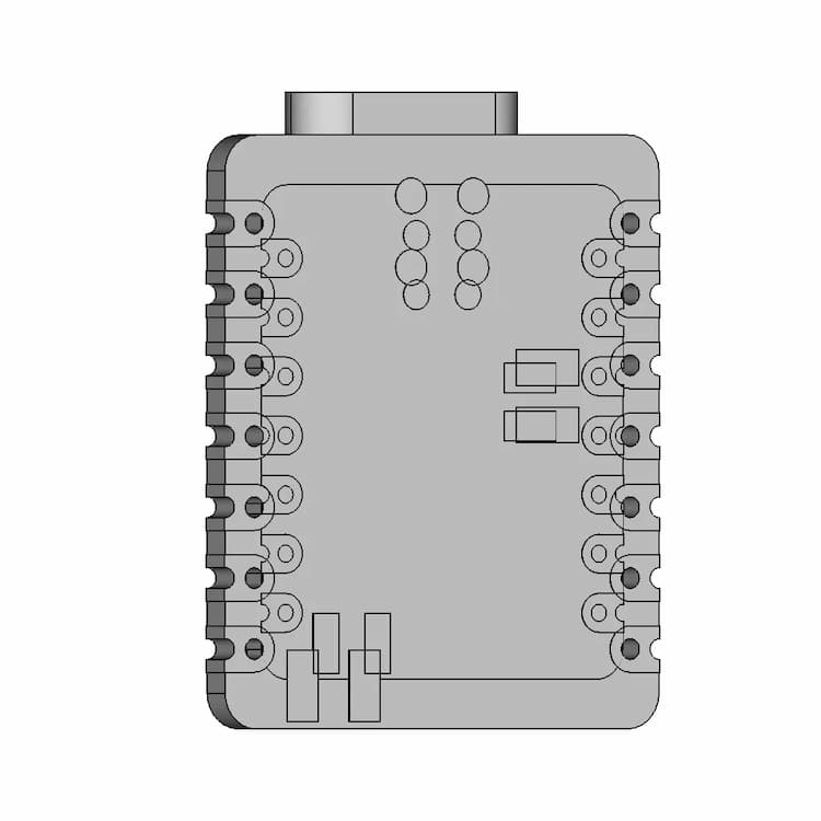 Seed Studio Xiao Nrf-52840 Sense | 3D Engineering Design File