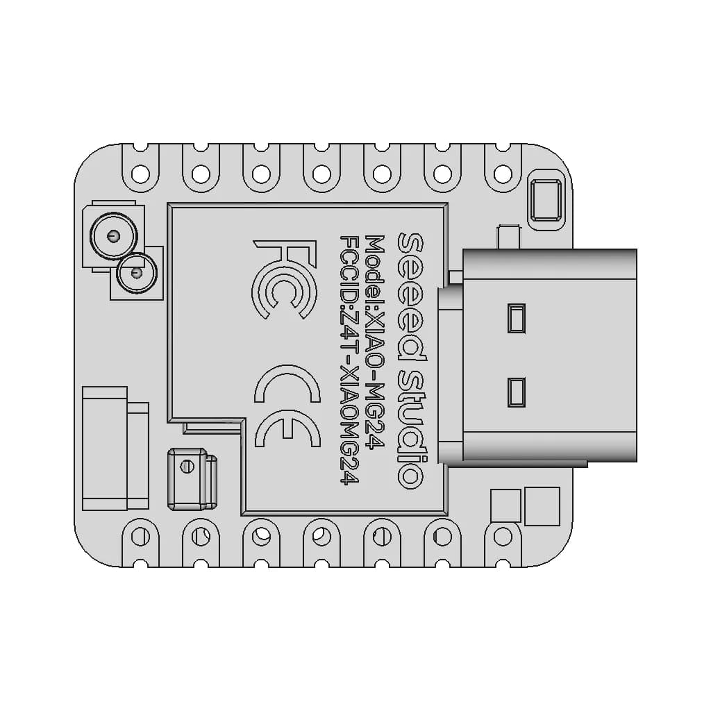 Seeed Studio Xiao Mg24 Sense - Standard Mechanical Component_270_0_degree_snapshot
