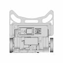 Robot Soccer Amateur 15X15 - Downloadable CAD Representation_0_0_degree_snapshot