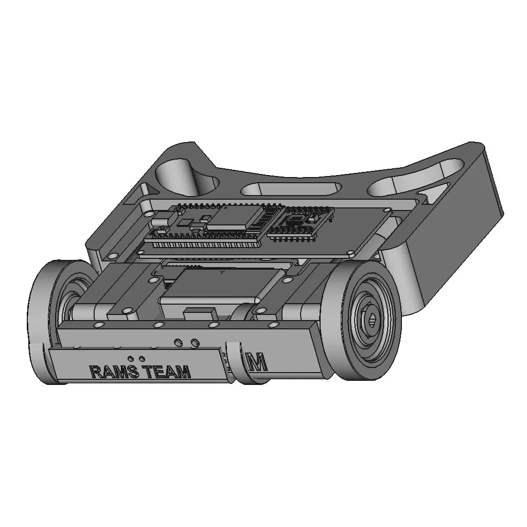 Robot Soccer Amateur 15X15 - Downloadable CAD Representation_60_30_degree_snapshot