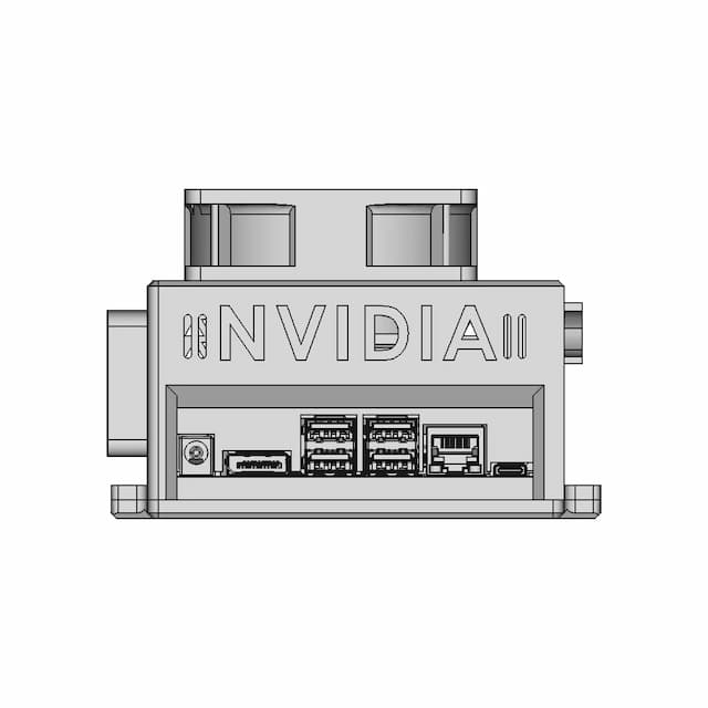 Nvidia Jetson Orin Nano Developer Kit Enclosure/Cover With Fans - Downloadable CAD Representation