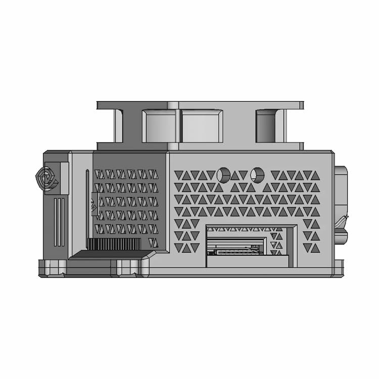 Nvidia Jetson Orin Nano Developer Kit Enclosure/Cover With Fans - Downloadable CAD Representation