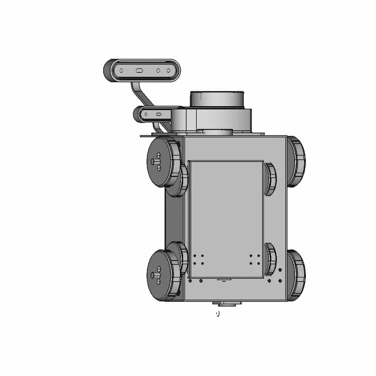 Magnetic Wheel Robot For Defect Detection In Oil Tanks | 3D Engineering Design File