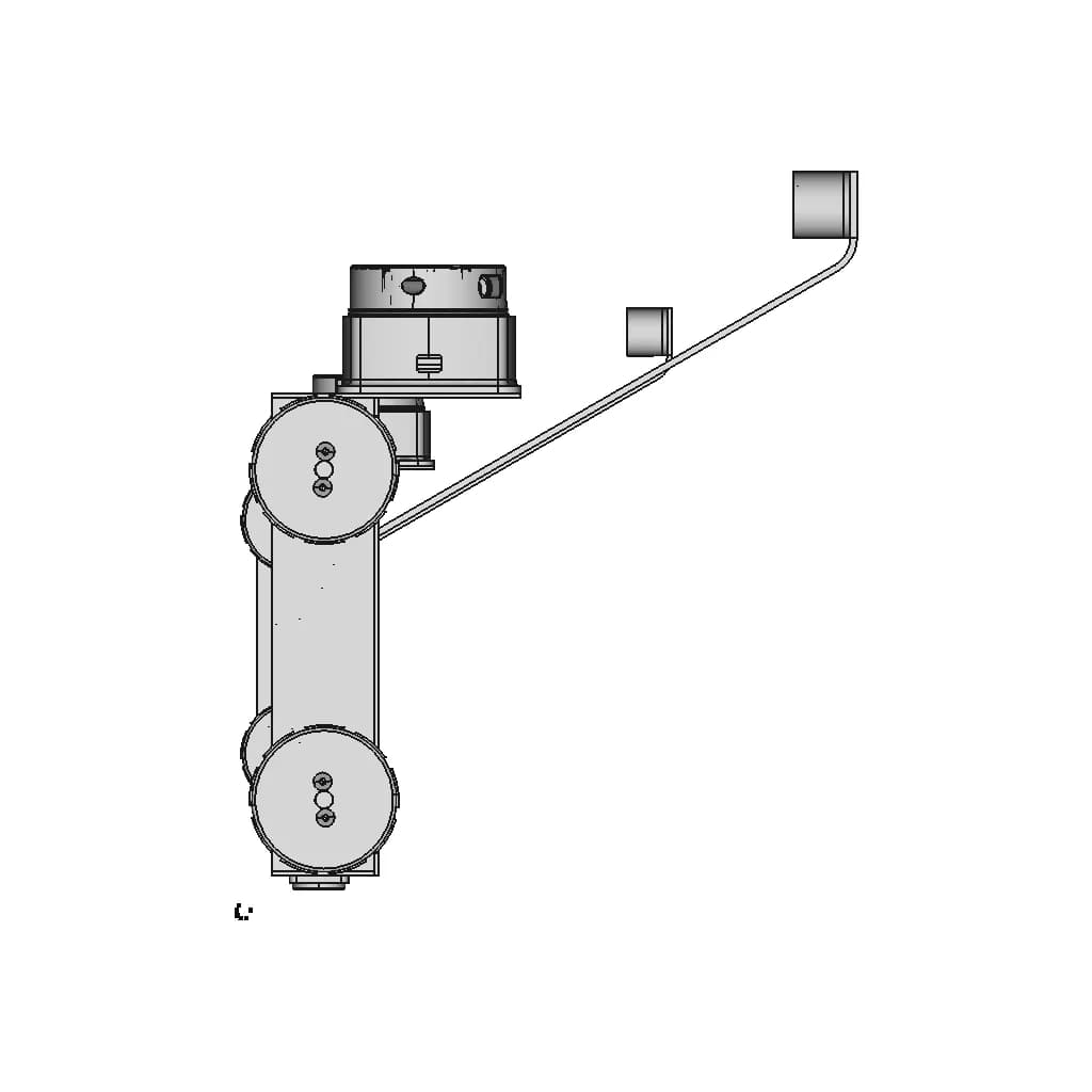 Magnetic Wheel Robot For Defect Detection In Oil Tanks | 3D Engineering Design File_0_270_degree_snapshot