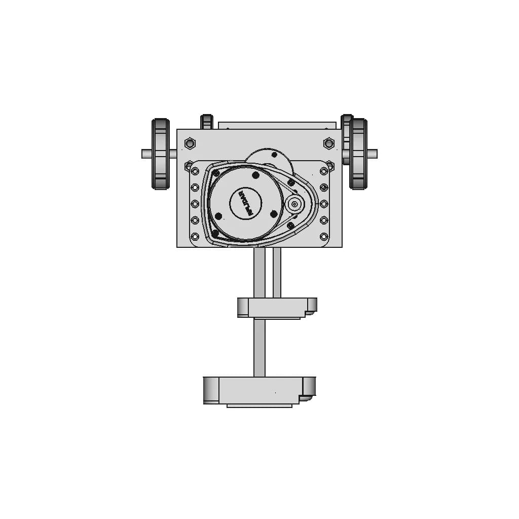 Magnetic Wheel Robot For Defect Detection In Oil Tanks | 3D Engineering Design File_270_0_degree_snapshot