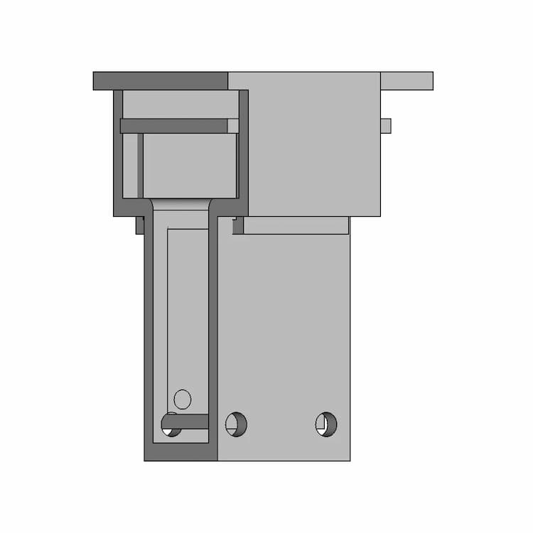 Servo Valve With Mg90S - Downloadable CAD Representation