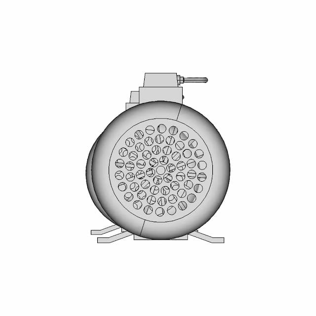Motor 0.5 Hp | High-Quality CAD Model