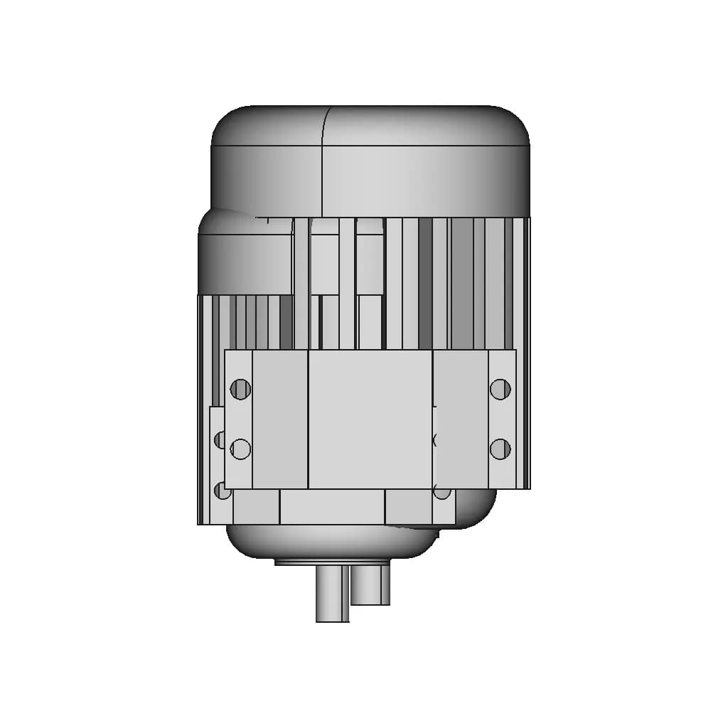 Motor 0.5 Hp | High-Quality CAD Model_90_0_degree_snapshot