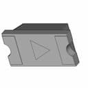 Led_Smd_0603_Blue | 3D Engineering Design File_60_30_degree_snapshot