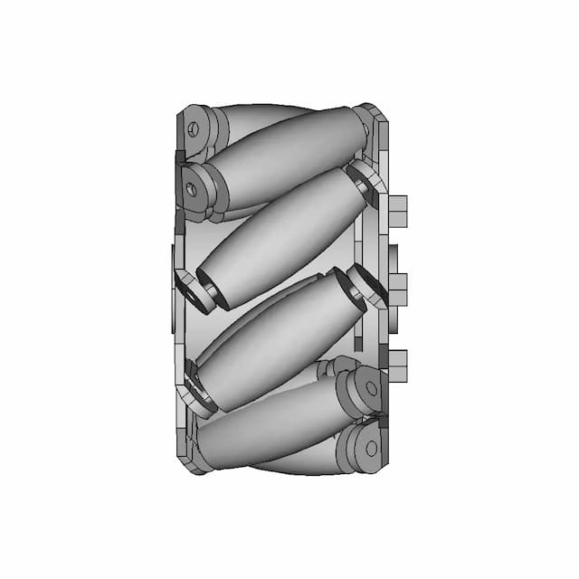 Mecanum Wheels (Placeholder) | High-Quality CAD Model