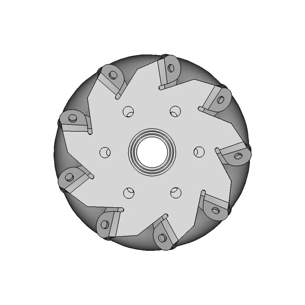 Mecanum Wheels (Placeholder) | High-Quality CAD Model_0_270_degree_snapshot