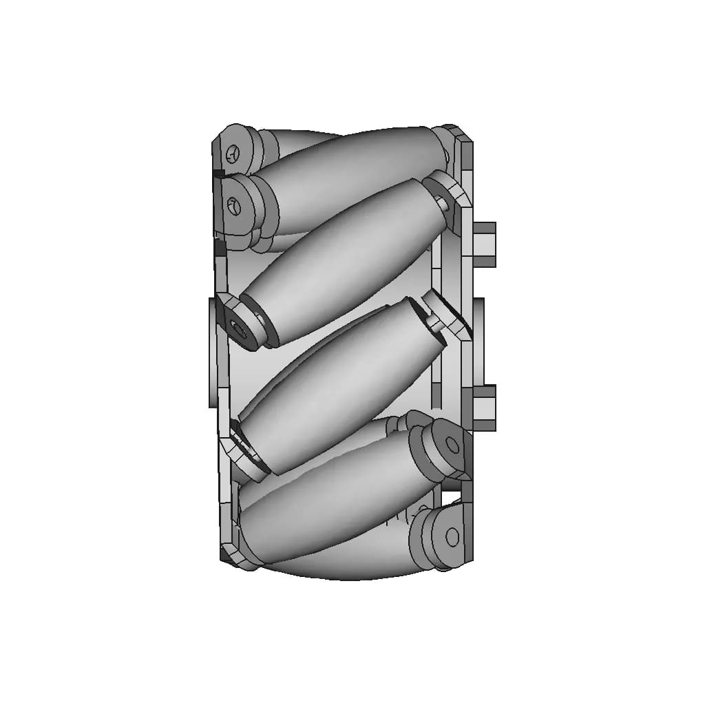 Mecanum Wheels (Placeholder) | High-Quality CAD Model_90_0_degree_snapshot