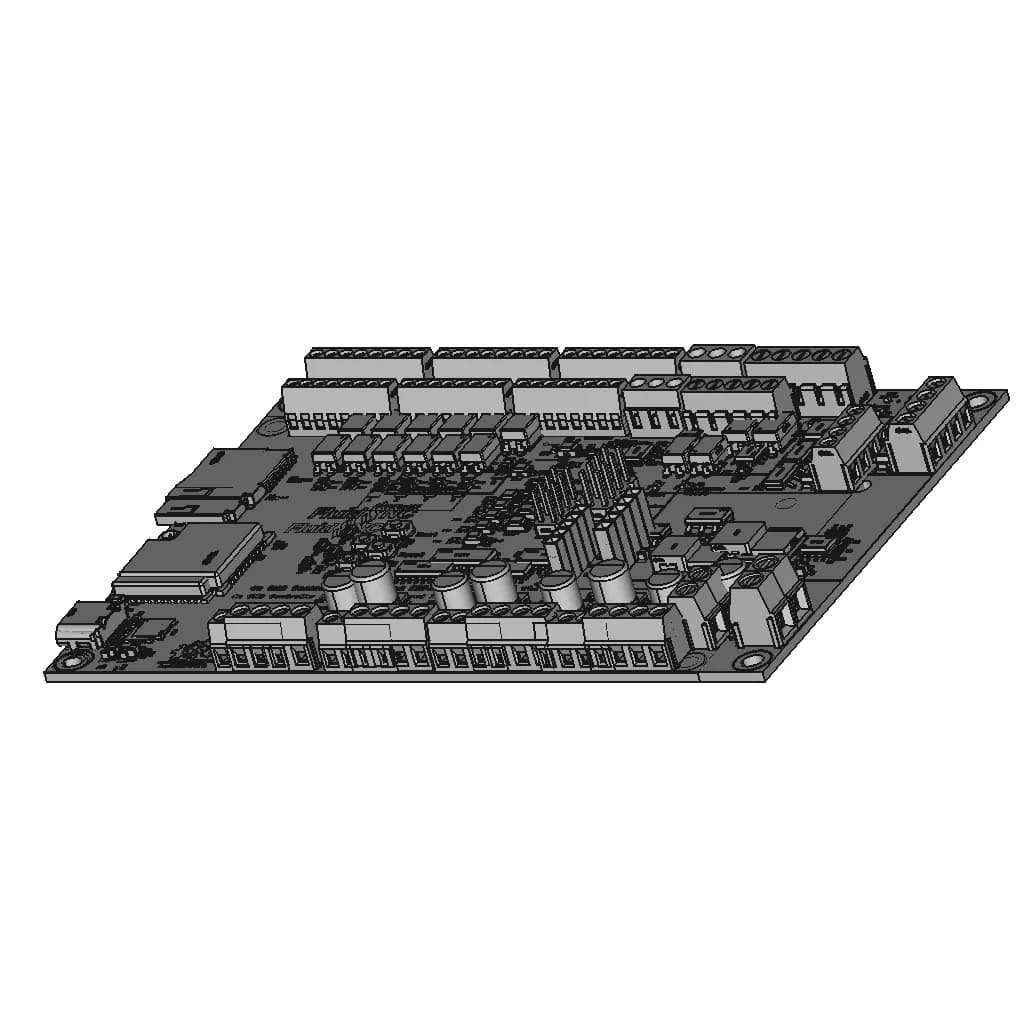 4X Cnc Controller With Esp32 And Tmc2209 | High-Quality CAD Model_60_30_degree_snapshot